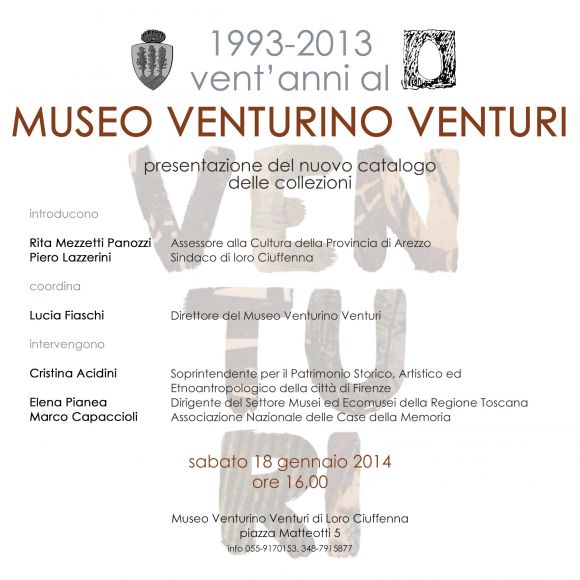 Nuovo catalogo multimediale del Museo Venturino Venturi Nuovo catalogo multimediale del Museo Venturino Venturi