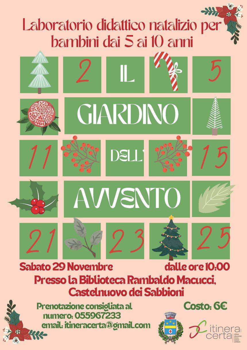 Laboratorio didattico natalizio per bambini dai 5 ai 10 anni Laboratorio didattico natalizio per bambini dai 5 ai 10 anni