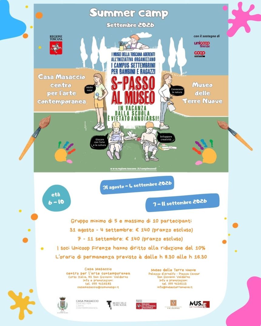 Summer camp a S-Passo al Museo | settembre 2026