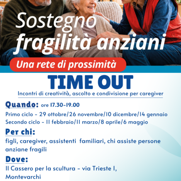 TIME OUT – Incontri di creatività, ascolto e condivisione per caregiver